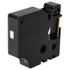 VHBW Dymo 18490 Label Tape - 12 mm, Black-Yellow, Nylon