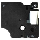 VHBW Dymo 18490 Label Tape - 12 mm, Black-Yellow, Nylon