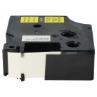 VHBW Dymo 18491 Label Tape - 19mm, Black-Yellow, Nylon