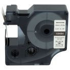 VHBW Dymo 18484 Label Tape - 19 mm, Black-White, Polyester