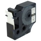 VHBW Dymo 18484 Label Tape - 19 mm, Black-White, Polyester