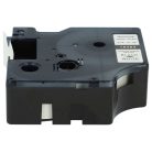 VHBW Dymo 18484 Label Tape - 19 mm, Black-White, Polyester