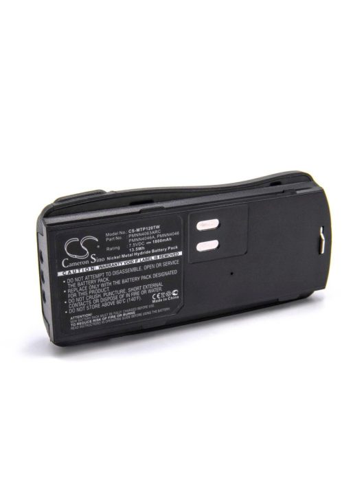 Rádióakku Motorola PMNN4046, PMNN4046A, PMNN4063AR, PMNN4046R készülékekhez - 1800 mAh 7,5 V NiMH