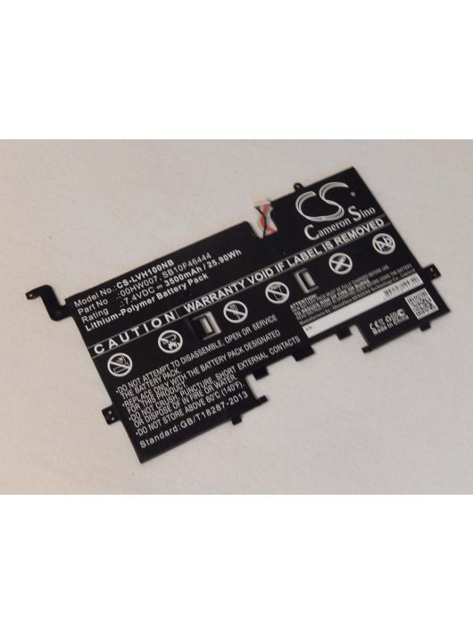 Tabletta akkumulátor Lenovo 00HW007, SB10F46444-hez - 3500 mAh 7,4 V Li-polimer