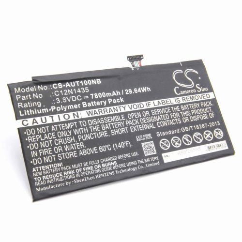 Tabletta akkumulátor Asus C12-N1435, C12N1435 - 7800 mAh 3,8 V Li-polymer