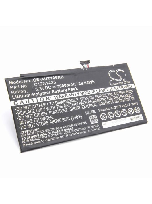 Tabletta akkumulátor Asus C12-N1435, C12N1435 - 7800 mAh 3,8 V Li-polimerhez