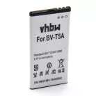 VHBW Mobile Phone Battery Microsoft BV-T5A, BL-T5A - 2200 mAh 3.85 V Li-Ion