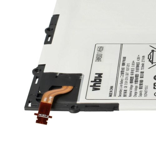 VHBW Tablet Battery Samsung GH43-04628A, EB-BT585ABE, EB-BT585ABA - 7300 mAh 3.8 V Li-polymer