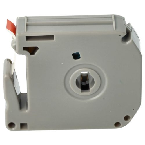 VHBW Brother M-K421 Label Tape - 9 mm, Black-Red