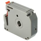 VHBW Brother M-K421 Label Tape - 9 mm, Black-Red