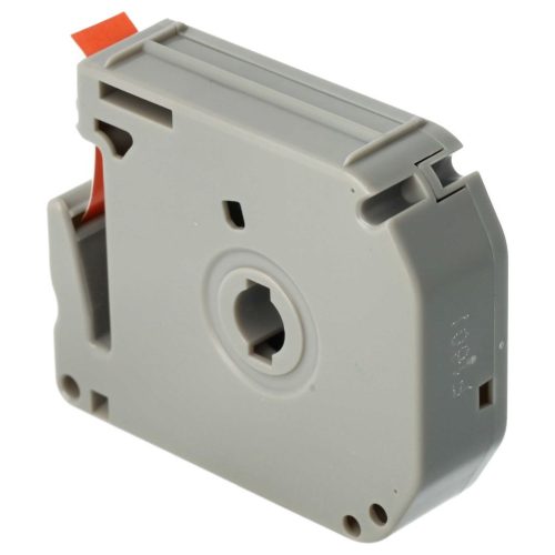 VHBW Brother M-K421 Label Tape - 9 mm, Black-Red