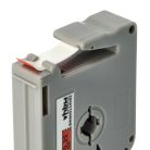 VHBW Brother M-K421 Label Tape - 9 mm, Black-Red