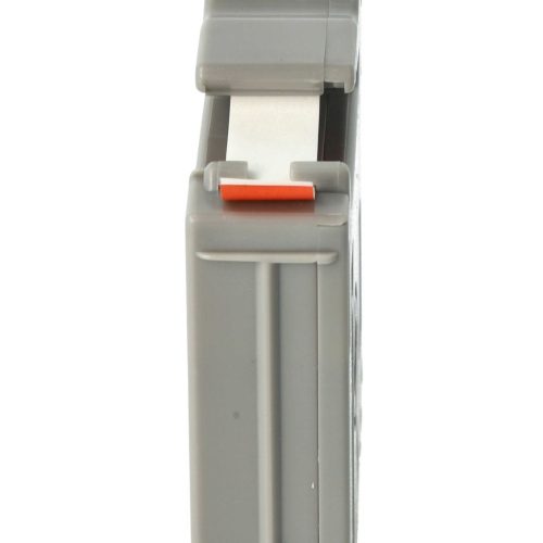 VHBW Brother M-K421 Label Tape - 9 mm, Black-Red