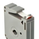 VHBW Brother M-K421 Label Tape - 9 mm, Black-Red