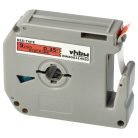 VHBW Brother M-K421 Label Tape - 9 mm, Black-Red