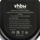VHBW Electric Hand Tool Battery for DeWalt DC750KA and other models - 9.6 V, NiMH, 1500 mAh