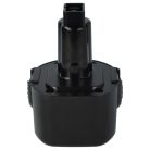 VHBW Electric Hand Tool Battery for DeWalt DC750KA and other models - 9.6 V, NiMH, 1500 mAh