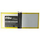 VHBW Tablet Battery Sony LIS2206ERPC, 1277-3631.1B, 1ICP3/102/112-2 - 6000 mAh 3.8 V Li-polymer