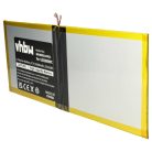 VHBW Tablet Battery Sony LIS2206ERPC, 1277-3631.1B, 1ICP3/102/112-2 - 6000 mAh 3.8 V Li-polymer