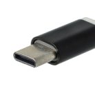 VHBW USB Type C - Micro USB Adapter Black