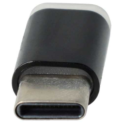 VHBW USB Type C - Micro USB Adapter Black