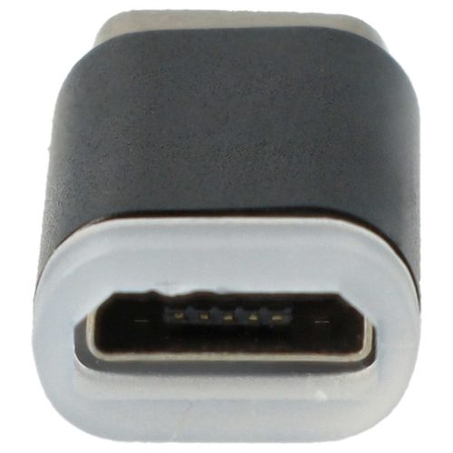 VHBW USB Type C - Micro USB Adapter Black