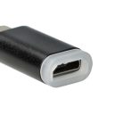 VHBW USB Type C - Micro USB Adapter Black