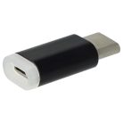 VHBW USB Type C - Micro USB Adapter Black