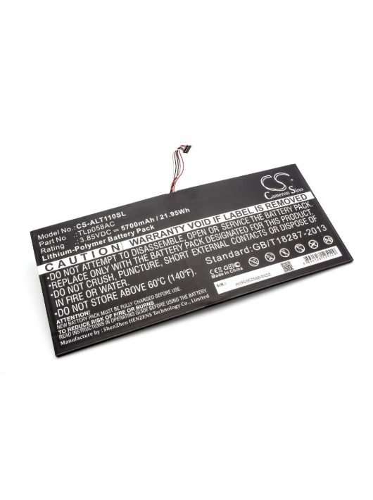 Akkumulátor táblagéphez Alcatel TLp058AC - 5700 mAh 3,85 V Li-polimer