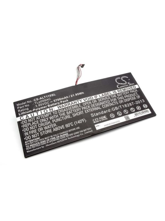 Akkumulátor táblagéphez Alcatel TLp058AC - 5700 mAh 3,85 V Li-polimer