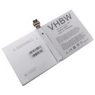VHBW Battery for Tablet Microsoft G3HTA027H, DYNR01 - 5050 mAh 7.5 V Li-polymer
