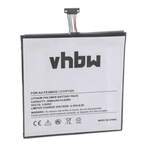 Tabletta akkumulátor Asus C11P1331, C11-P1331 készülékekhez - 3900 mAh 3,8 V Li-polimer