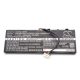 Notebook akkumulátor  Toshiba PA5209U-1BRS, P000627450 - 3650 mAh 7,2 V Li-polimer, fekete