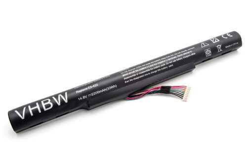 Notebook akkumulátor  Acer AL15A32 (4ICR17/65), AL15A32 - 2200 mAh 14,8 V Li-Ion, fekete