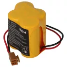 VHBW Industrial Controller Battery Dantona Matt Pack (with brown connector) - 3000 mAh 6 V Li-Ion