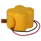 VHBW Industrial Controller Battery Dantona Matt Pack (with brown connector) - 3000 mAh 6 V Li-Ion