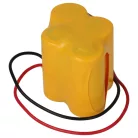 VHBW Industrial Controller Battery Dantona Matt Pack (with brown connector) - 3000 mAh 6 V Li-Ion