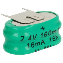 VHBW Knopfzellen-Akku 2/V150H 3 Pin - 150 mAh 2,4 V NiMH