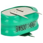 VHBW Knopfzellen-Akku 2/V150H 3 Pin - 150 mAh 2,4 V NiMH