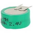 VHBW Knopfzellen-Akku 2/V250H 3 Pins - 250 mAh 2,4 V NiMH
