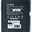 VHBW Electric Tool Battery Hitachi BCC 1815, BCH 1820, EB 1814SL, EB 1812S - 1500 mAh 18 V NiMH
