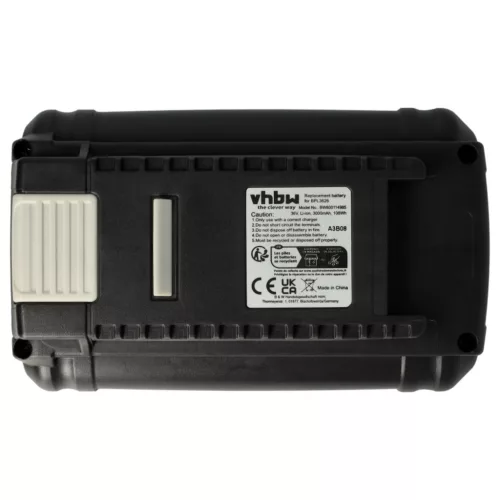 VHBW Electric Tool Battery Ryobi BPL3626, BPL3626D, BPL3640, 5133002166 - 3000 mAh 36 V Li-Ion