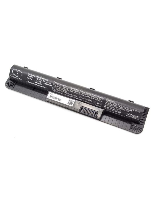 Notebook akkumulátor  HP 796930-121, 796930-421, 796930-141 - 2600 mAh 11,1 V Li-Ion, fekete