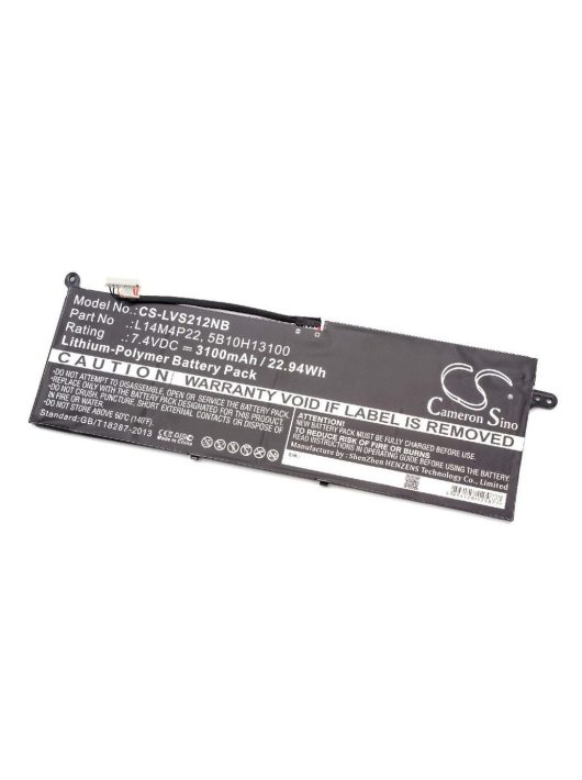 Notebook akkumulátor  Lenovo L14M4P22, 5B10H13100 - 3100 mAh 7,4 V Li-polymer