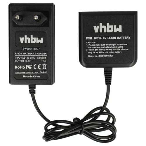 VHBW Ladegerät 6.25467, Metabo 6.25467 für Elektrowerkzeug-Akkus usw. Li-Ion 14.4 V
