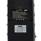 VHBW Akku Yamaha Down Tube Systeme, 36V 17AH