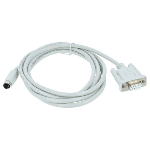 VHBW Programmierkabel RS-232 Mitsubishi MELSEC QC30R2, Q-Serie für PC und Peripheriegeräte - Adapter 15,5 cm, Grau