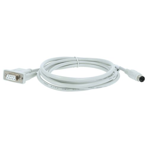 VHBW Programmierkabel RS-232 Mitsubishi MELSEC QC30R2, Q-Serie für PC und Peripheriegeräte - Adapter 15,5 cm, Grau