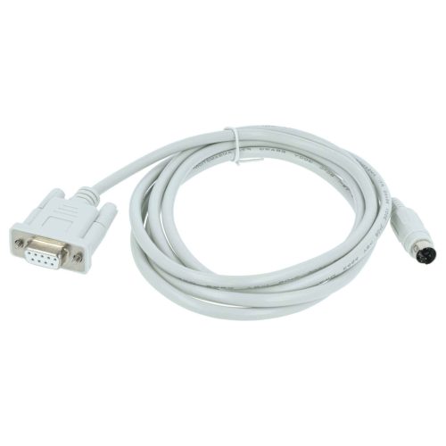 VHBW Programmierkabel RS-232 Mitsubishi MELSEC QC30R2, Q-Serie für PC und Peripheriegeräte - Adapter 15,5 cm, Grau
