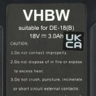 VHBW Electric Power Tool Battery for DeWalt DC9180 - 3000 mAh, 18 V, Li-Ion